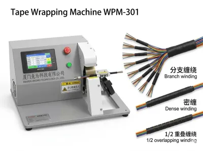 Mesin Pembungkus Pita Otomatis untuk Harness Kabel WPM-301 - Mesin Penggulung Pita
