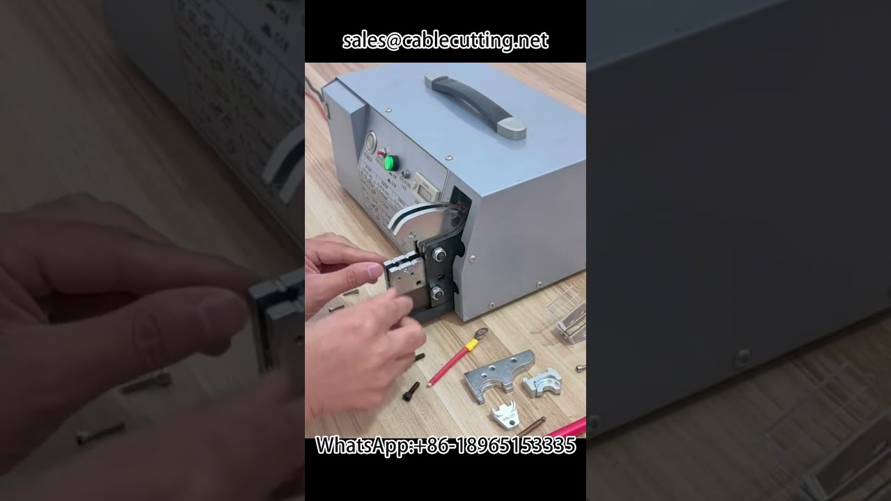 Crimping Terminal Listrik Otomatis, untuk Kabel 0,25 hingga 70 mm²