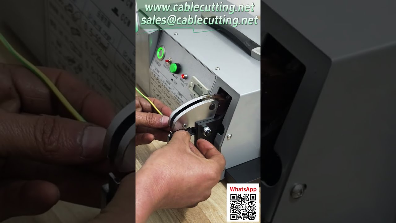 Mesin Crimping Kabel Otomatis 70mm² | Gaya 3.7 Ton, Cetakan Dapat Diganti #MesinTerminal #OtomatisasiPabrik
