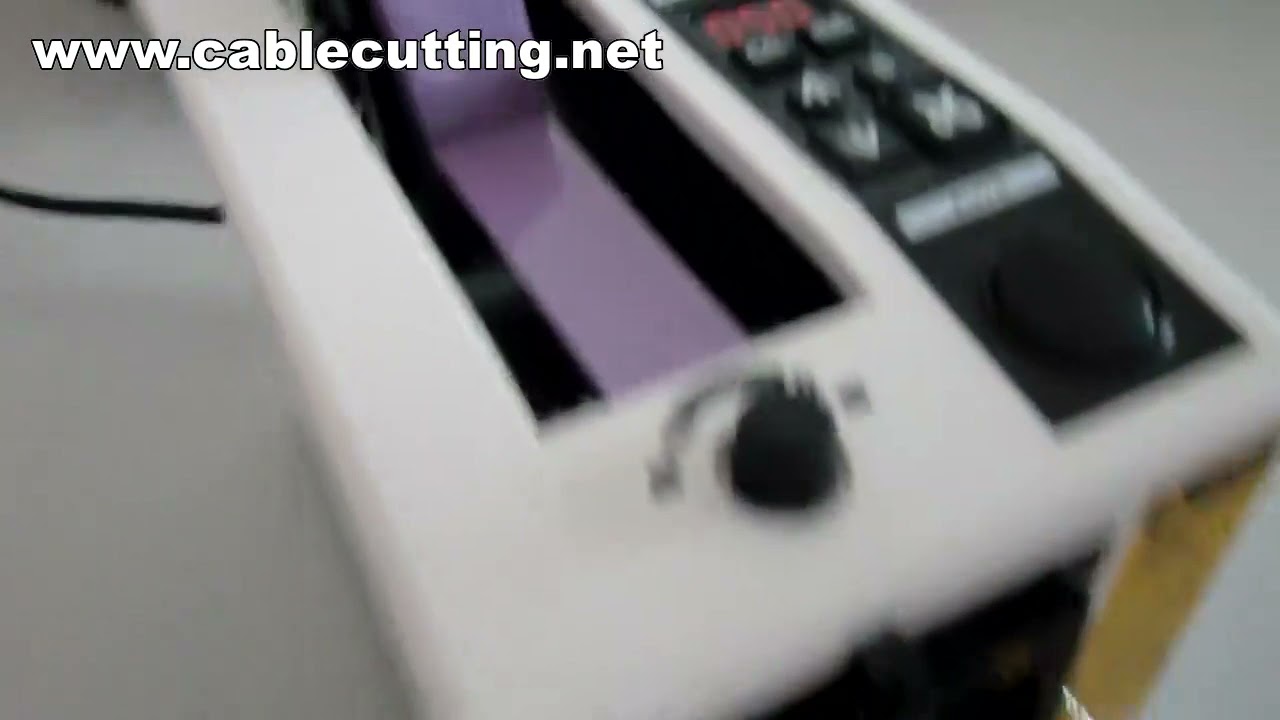 Mesin Pemotong Selotip & Dispenser Elektronik dengan Pisau Presisi Tinggi