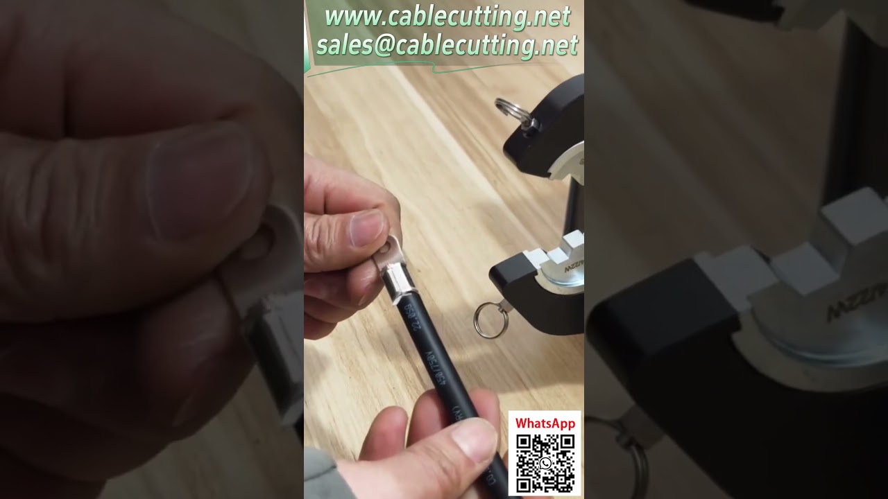 Mesin Crimping Terminal Elektrik: Demonstrasi Crimping Lug Tembaga Heksagonal yang Sempurna