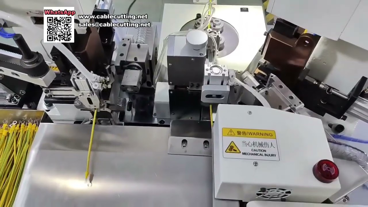 Mesin Crimping Terminal Ring Otomatis dengan Cold Pressing dan Vibratory Bowl Feeder