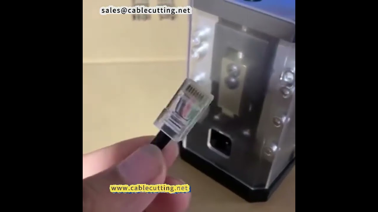 Mesin Crimping Kepala Kristal RJ-45 5G Portabel dengan Pengisian Induksi - Alat Pembentuk Kabel Jaringan