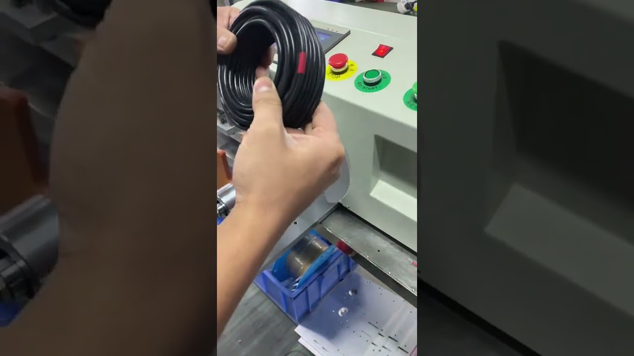 Pendamping Otomatis untuk Pengukuran & Penggulungan Wire Harness | Mesin Pabrik Canggih