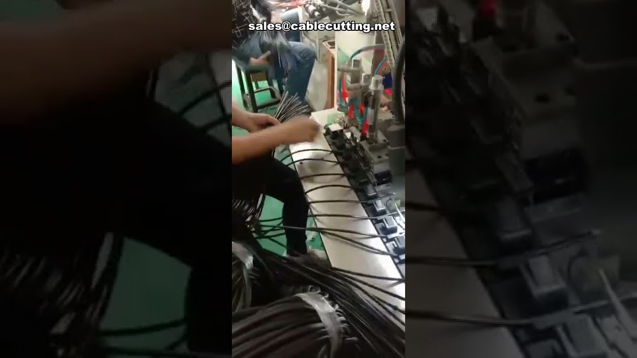 Mesin Crimping Terminal Otomatis untuk Kabel USB dan Pin Tow - Mesin Manufaktur Kabel Data