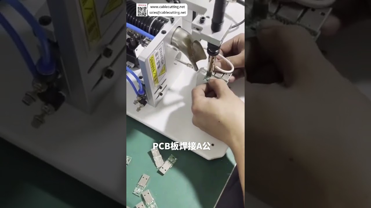Mesin Solder Kawat Otomatis - Alat Las PCB & Kabel Efisiensi Tinggi untuk Pemrosesan Elektronik