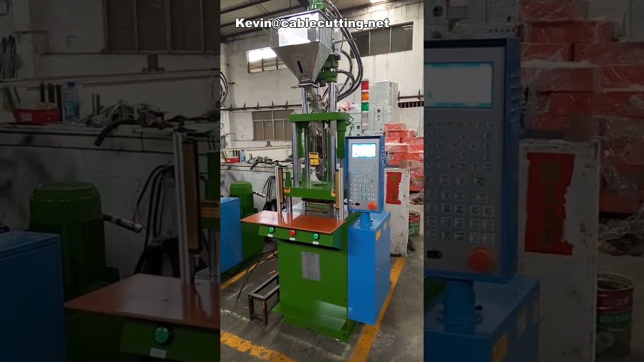 Mesin Cetak Injeksi Plastik Vertikal untuk Filter Udara Mobil dengan Meja Geser Ganda