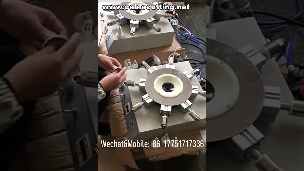 Mesin Pengunci Kepala Bohlam LED & Tang Crimping Pangkalan Lampu | Perakitan LED Otomatis