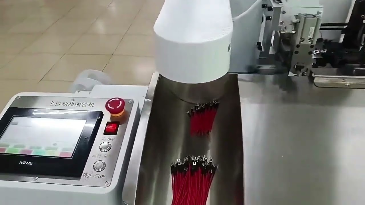 Mesin Otomatis Pemasangan Heat Shrink dan Crimping Terminal – Tingkatkan Produksi Wire Harness