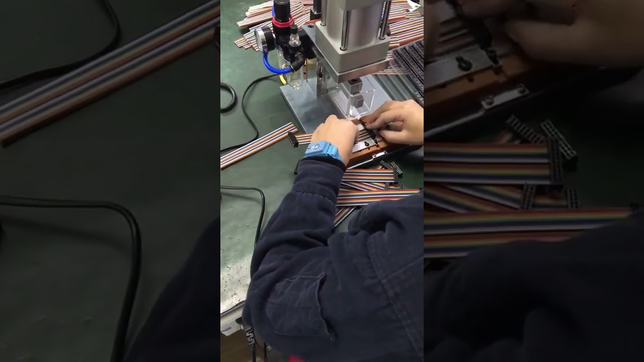 Mesin Press Wiring Harness Profesional | Mesin Stripping Kabel Otomatis #mesin #pabrik #kabel