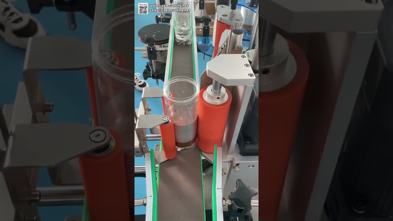 Mesin Labeling Botol Bulat Otomatis Berkualitas Tinggi dan Hemat Biaya - Sistem Aplikator Stiker