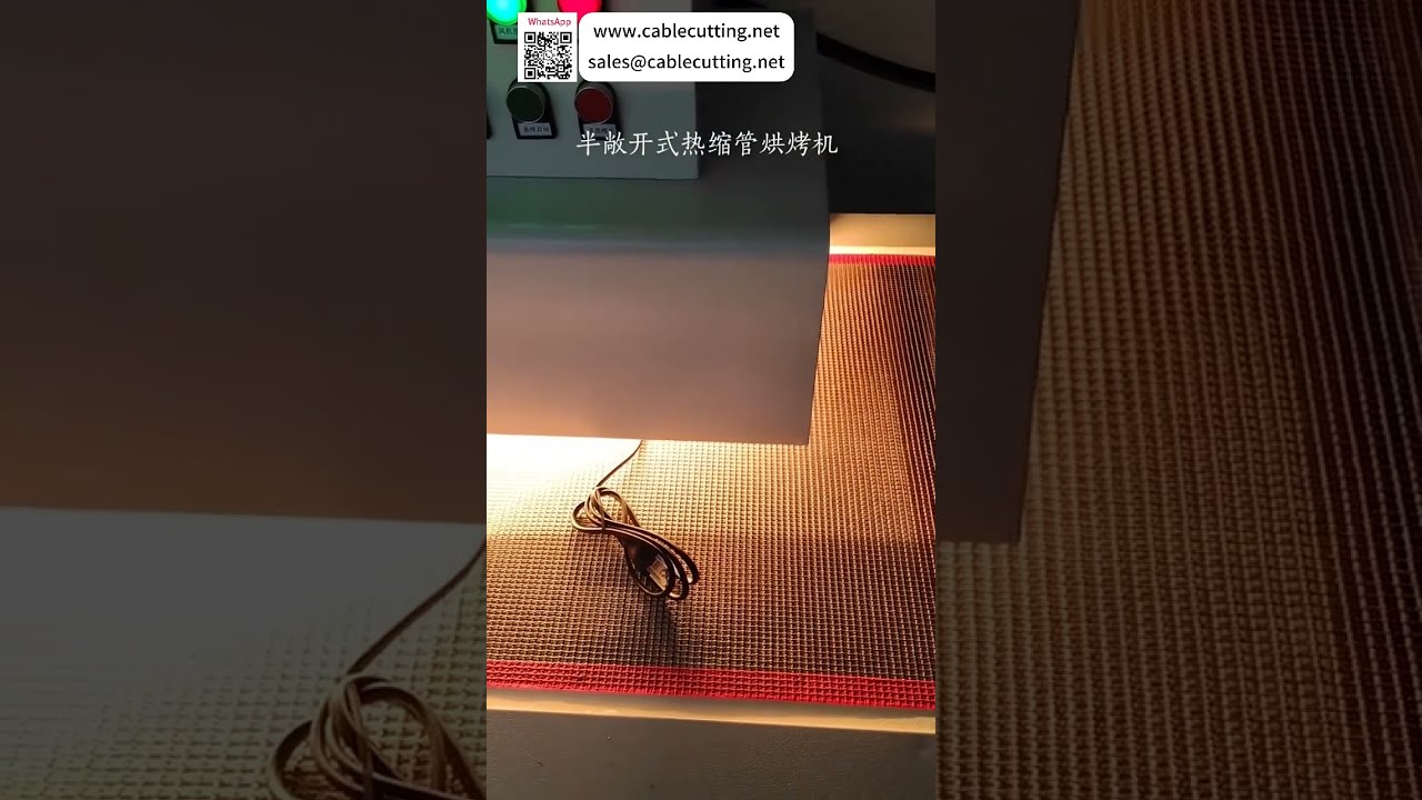 Mesin Baking Heat Shrink Semi Open untuk Pemrosesan Tabung Isolasi Termal Berkualitas Tinggi