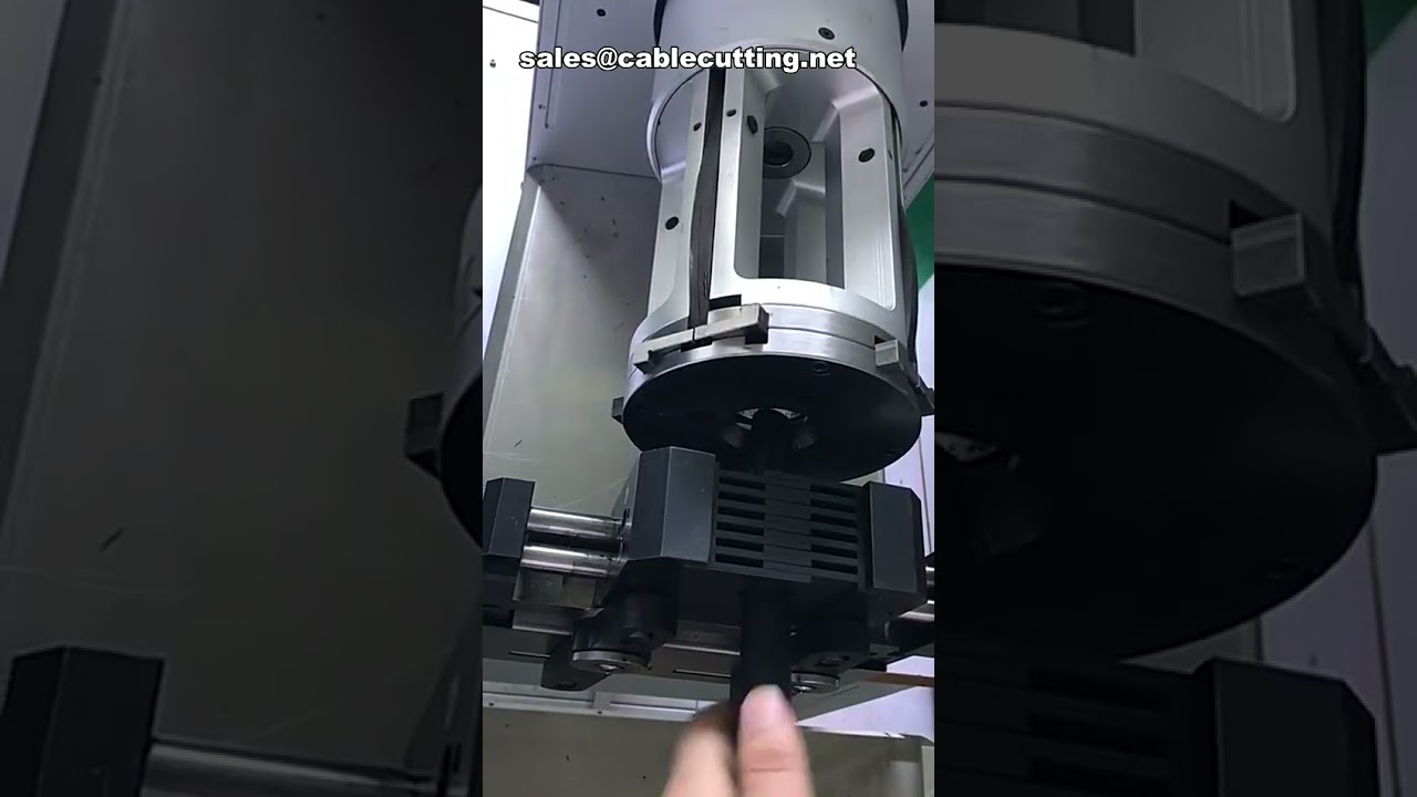 Mesin Pengupas Kabel Coaxial Otomatis untuk Energi Baru – Rotary Stripper untuk Kabel Keras