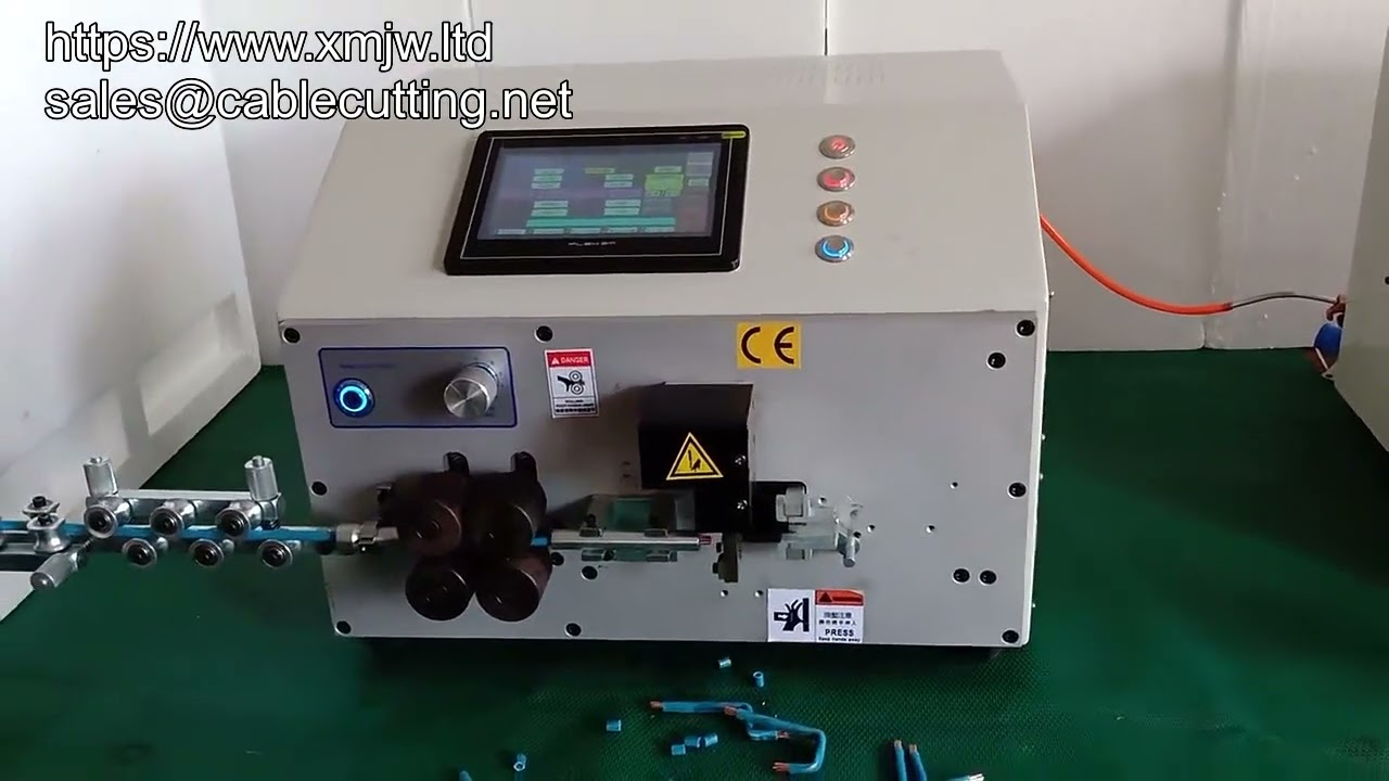 Mesin Pemotong Kabel Otomatis Thermal: Stripper & Bending Z untuk Kedua Ujung Kabel