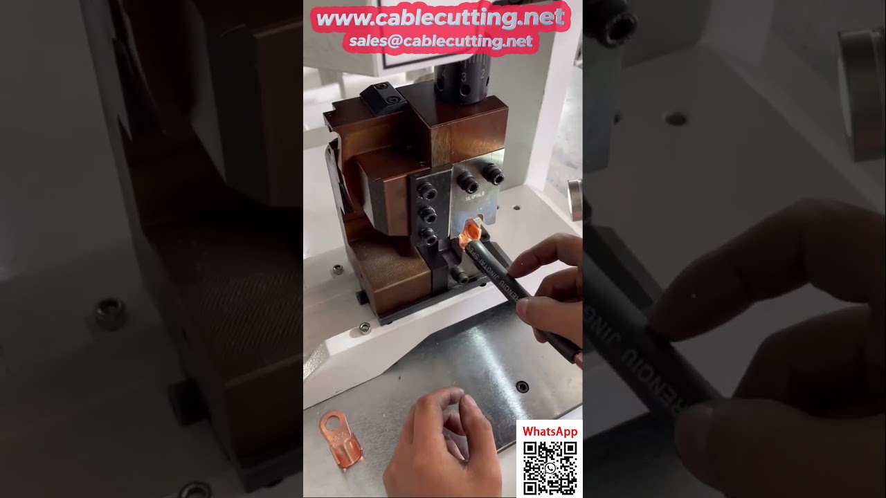 Mesin Crimping 12 Ton Multi-Die - Press Kabel Presisi Tinggi