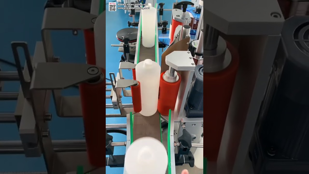 Mesin Pelabel Botol Bulat Serbaguna | Aplikator Stiker Otomatis untuk Botol Kaca & Plastik