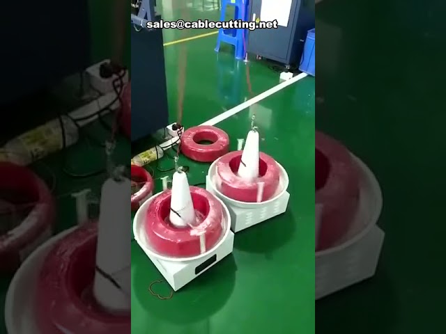 Mesin Pengumpan Gulungan Kawat Rotary Otomatis - Alat Penanganan dan Pengirim Gulungan Kawat