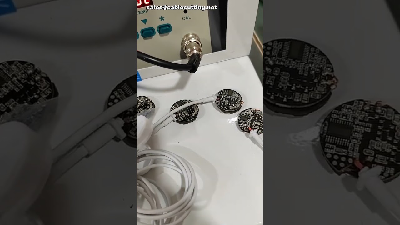 Mesin Solder Semi Otomatis untuk Pengelasan Pengisi Daya Nirkabel #pabrik #mesin #diy