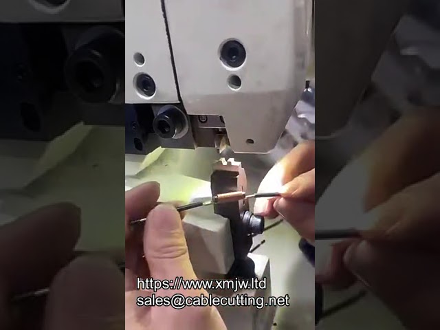 Mesin Crimping Sabuk Tembaga Senyap – Mesin Terminal & Penyambung Kabel dengan Lampu Warna