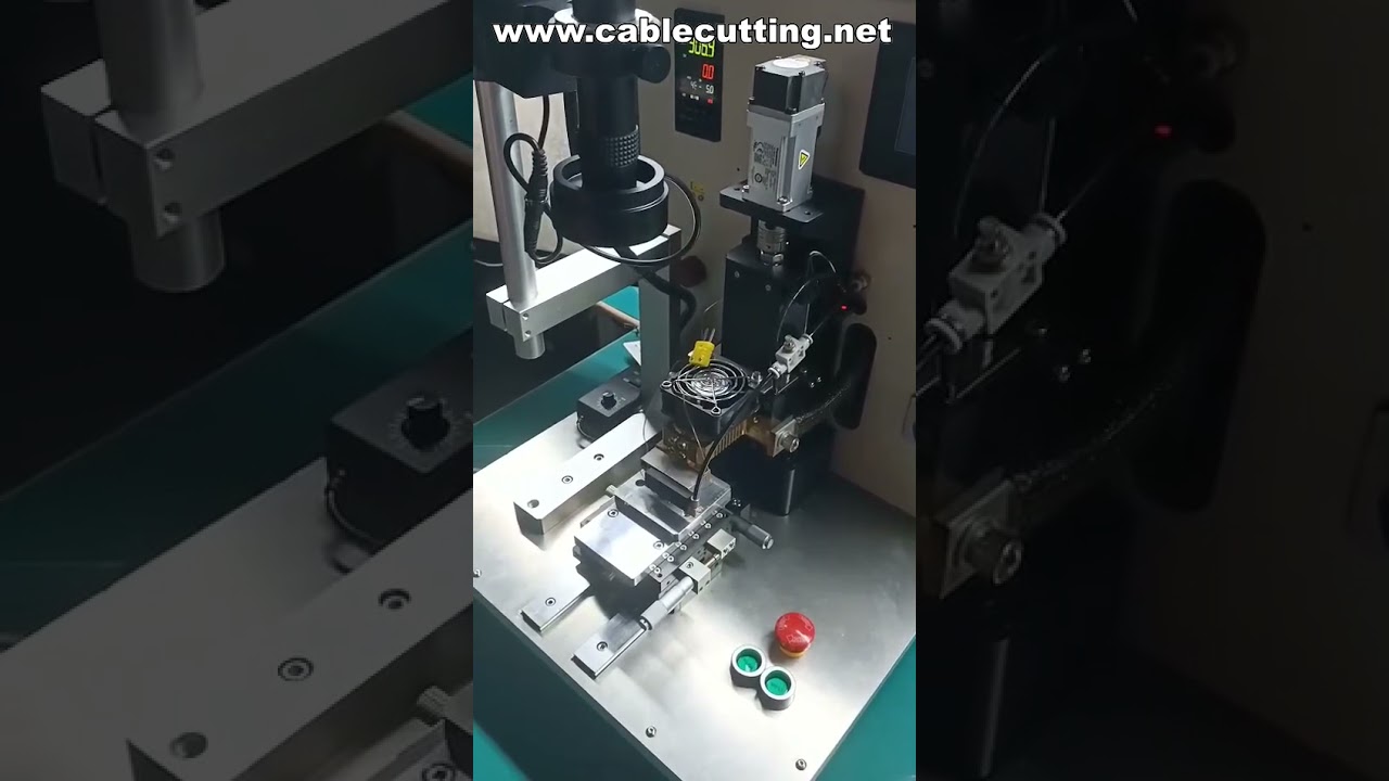 Mesin Soldering Servo & Hot Bar Presisi untuk Kabel Fleksibel