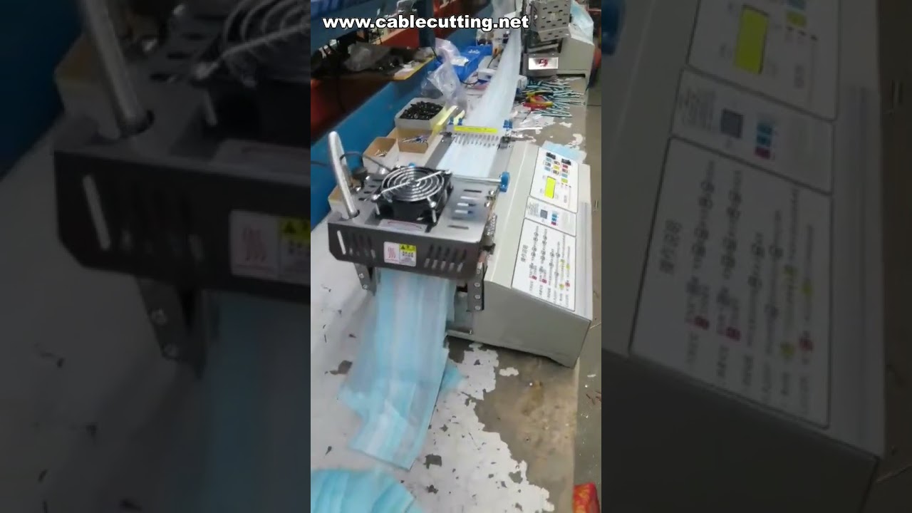 Mesin Potong Tali Otomatis dengan Pisau Panas – Pemotong Sabuk Poliester & Tali Elektrik