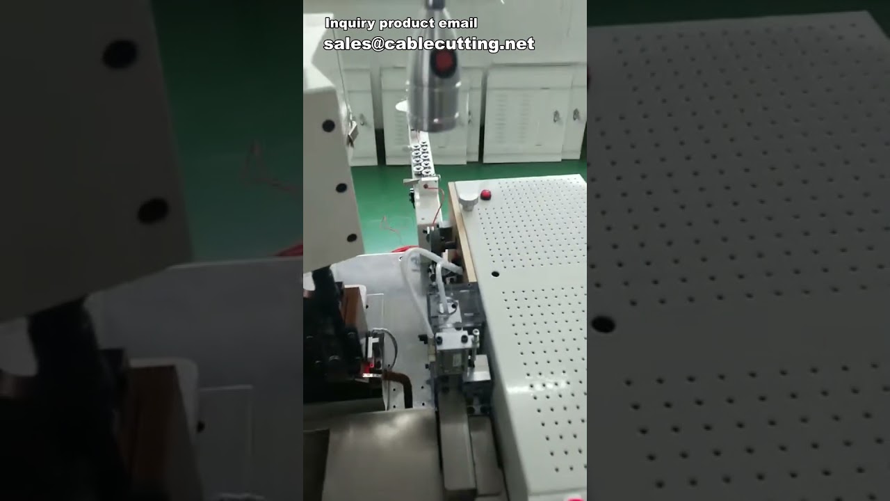 Mesin Crimping Terminal untuk Kabel Data Micro USB dengan Lampu LED