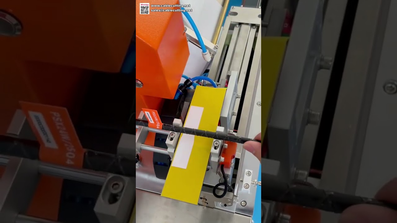 Mesin Label Lipat Kawat Kokoh untuk Kabel Tebal | Aplikator Stiker Heavy Duty Industri