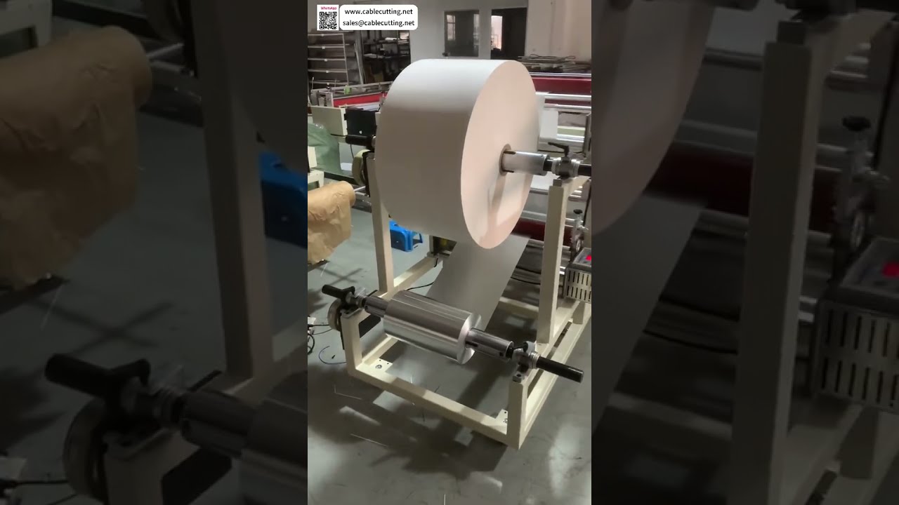 Alat Pemotong Kertas Aluminium Foil Timah Dua Lapis dengan Sistem Umpan Mandiri