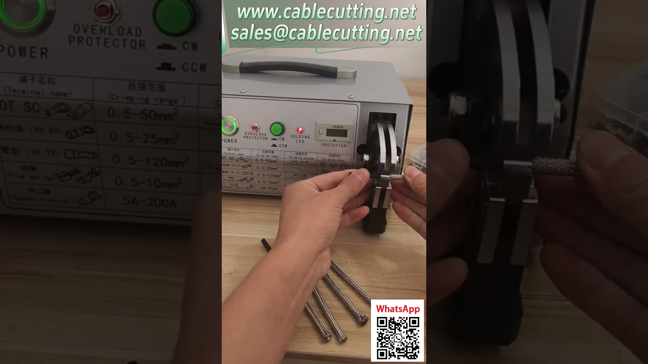 Mesin Crimping Kabel Listrik 70mm² – Gaya 3,7 Ton, Plug and Play