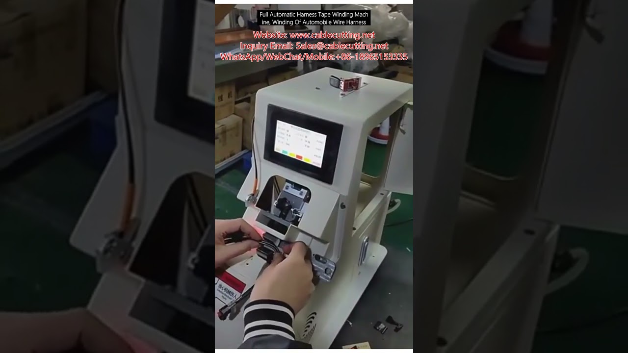 Mesin Gulung Pita Harness Otomatis Penuh untuk Kabel Otomotif