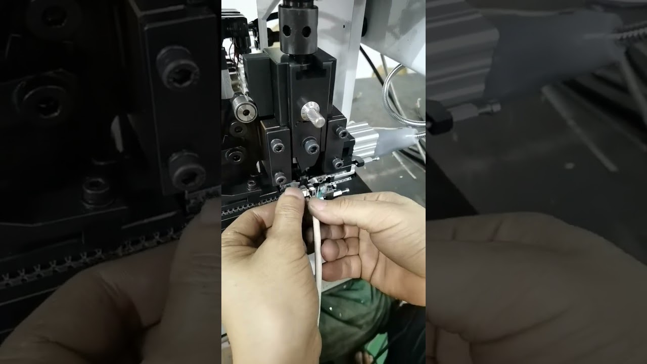 Pengupasan dan Crimping Kabel Sekali Proses | Mesin Otomatis untuk Pabrik #factory #machine