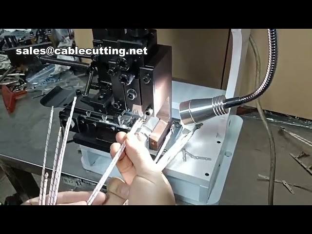 Mesin Press Crimping Konektor Terminal Kabel Tembaga Listrik - Alat Crimping Kabel Otomatis