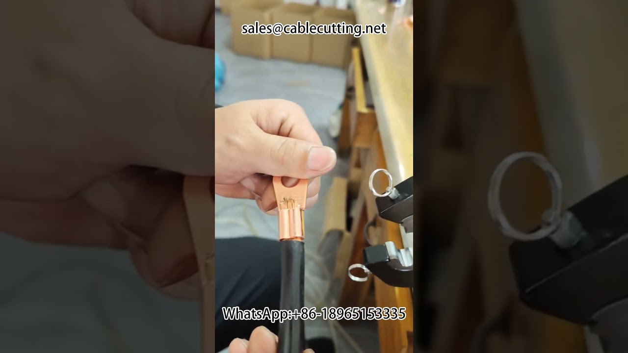 Mesin Crimping Pneumatic 120L untuk Terminal Phoenix Open Nose Tebal – Cetakan Sekali Jadi