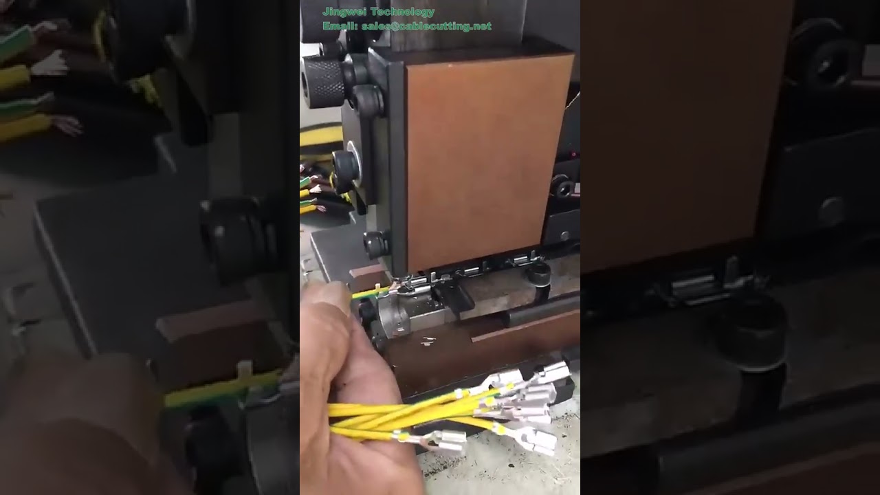 Mesin Crimping Terminal Otomatis 3.0T - Pemotong & Crimping Kawat Presisi Tinggi