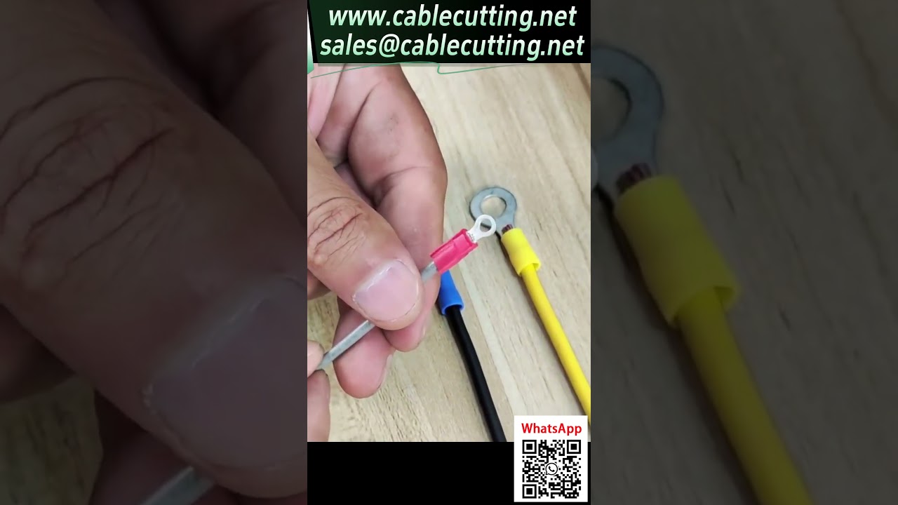 Alat Crimping Pneumatik Meja 16M - Hasil Crimping Terminal Berisolasi #BanyakOpsiCetakan
